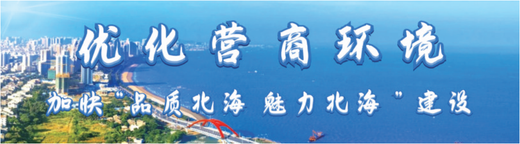 優化營商環境 加快“品質北海 魅力北海”建設 